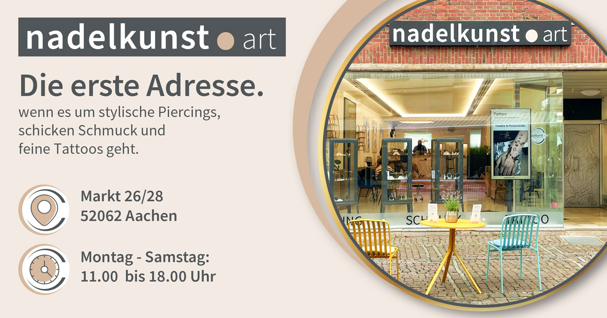Piercing Eschweiler – nadelkunst.art Studio für präzise Piercings