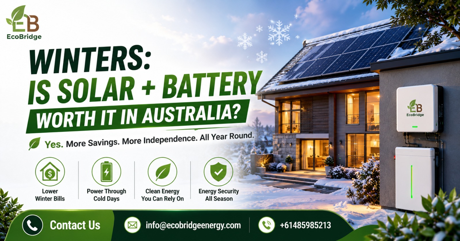 Is a Solar Battery Worth It in Winter