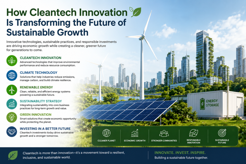 How Cleantech Innovation Is Transforming the Future of Sustainable Growth : ext_6958180 — LiveJournal