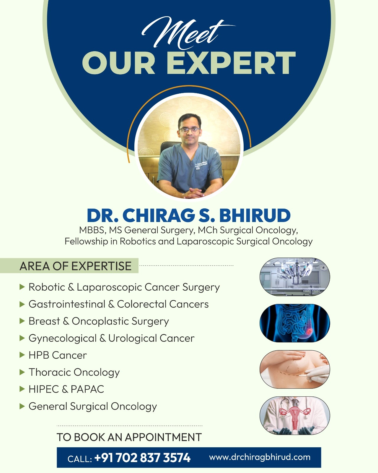 Surgical Oncologist in Pune | Dr Chirag Bhirud - Cancer Surgeon in Pune