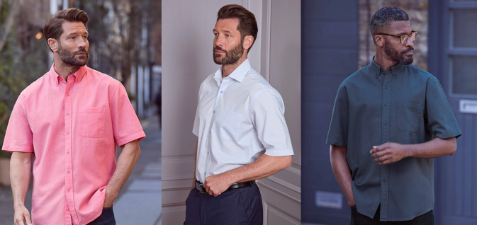 Savile Row Company Short Sleeve Shirt Collection - Any 2+ Shirts for £35 Each - Pynck