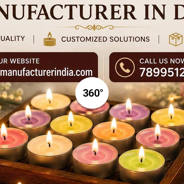 Tea Light Candles Manufacturer in Delhi