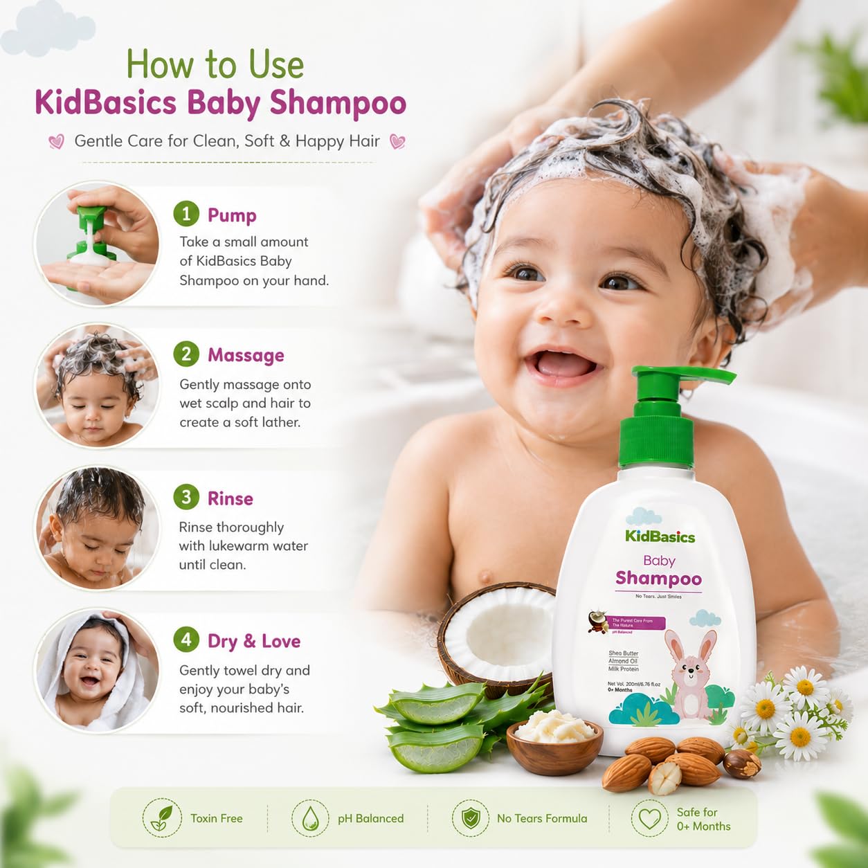 Shampoo for Infants: Choosing the Right Care for Your Baby’s Delicate Hair and Scalp