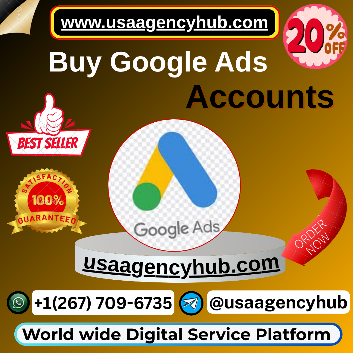 Buy Google Ads Accounts – 100% Verified & Active | USAAGENCYHUB