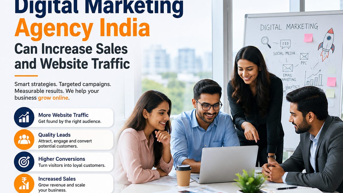 How a Digital Marketing Agency India Can Increase Sales and Website Traffic