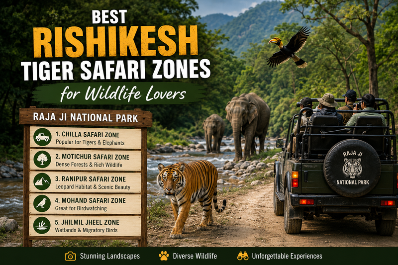 Best Rishikesh Tiger Safari Zones for Wildlife Lovers - Raja ji Nati...