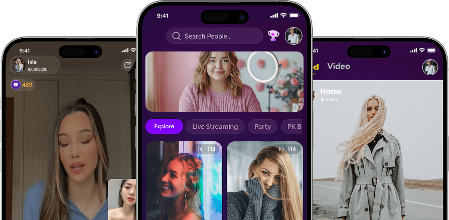 Bigo Live Clone Script - Prebuilt Live Streaming Platform
