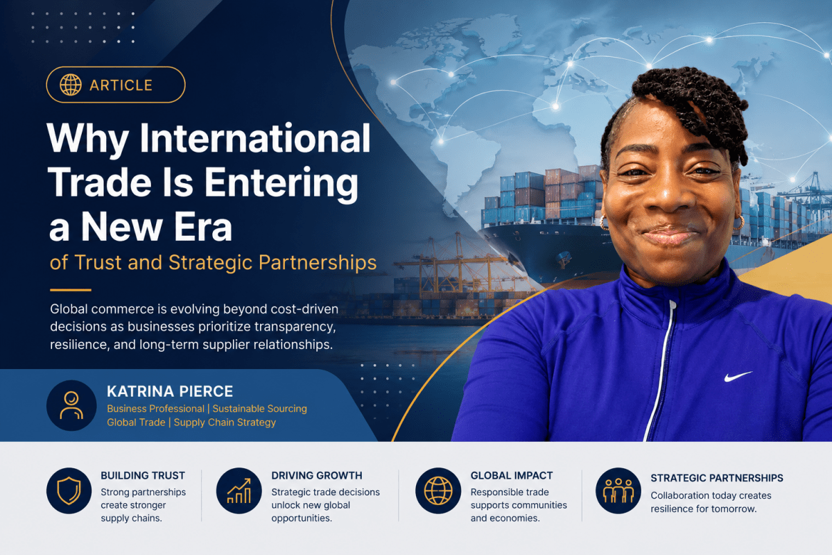 Why Sustainable Leadership Is Shaping the Future of Global Trade – Katrina Pierce