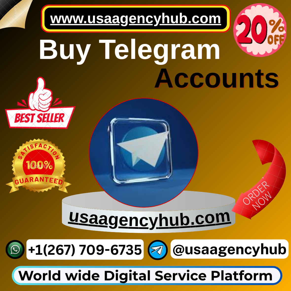 Buy Telegram Accounts – 100% Verified PVA & Aged | USAAGENCYHUB