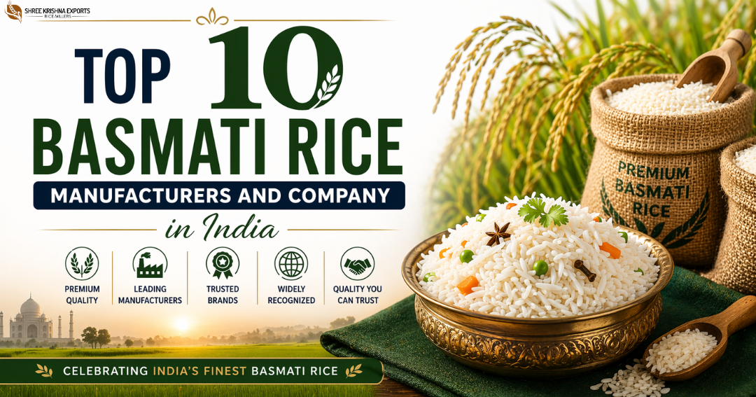 Top 10 Basmati Rice Manufacturers and Company in India | Shree Krishna Exports