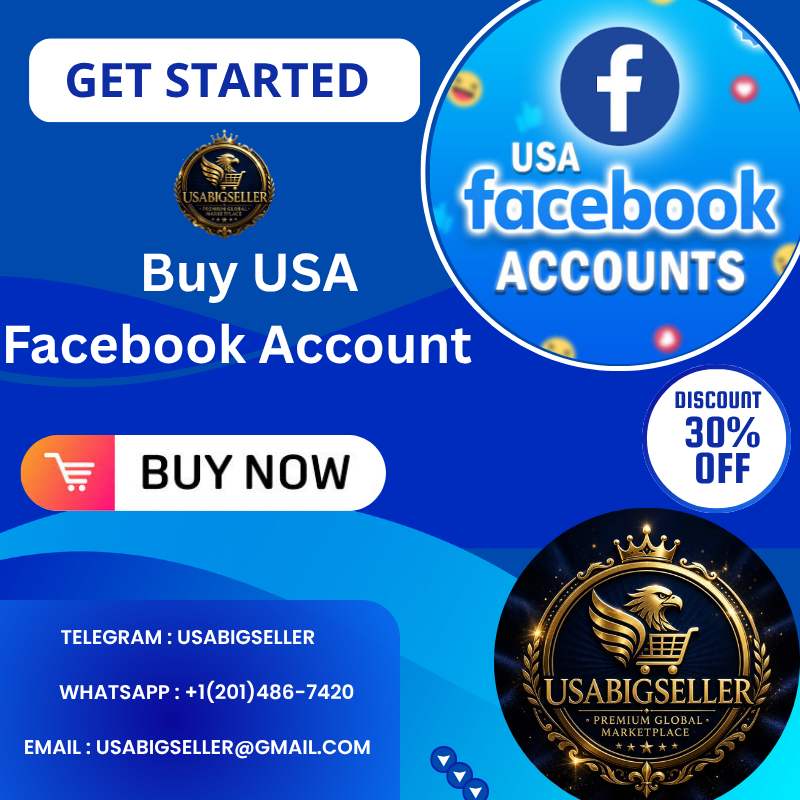 Buy USA Facebook Account -USA,UK,CA,2FA & Real Accounts