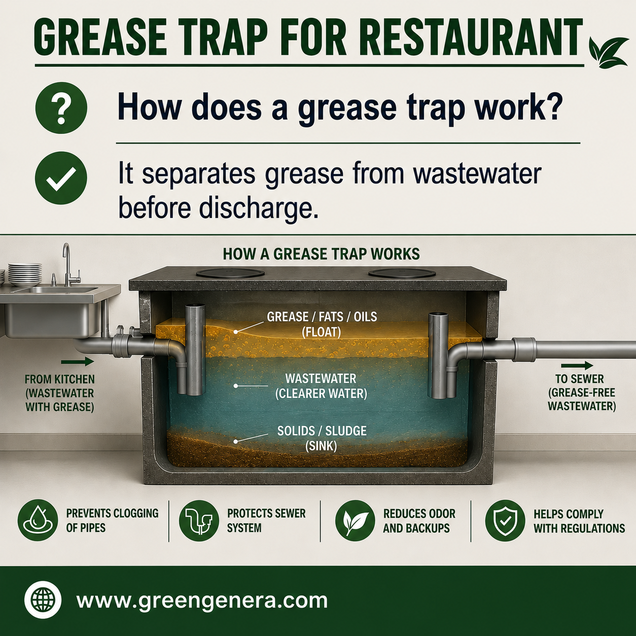 How does a grease trap work? hosted at ImgBB — ImgBB