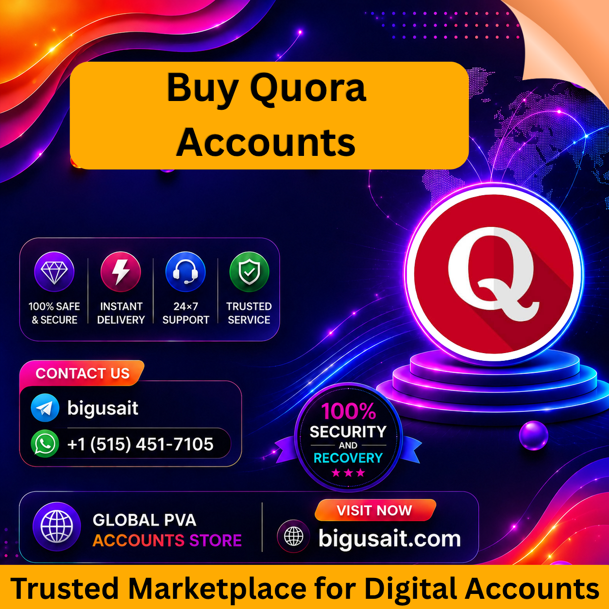 Buy Quora Accounts - Big USA IT