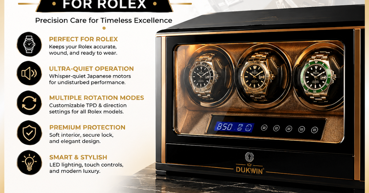 Best Watch Winder for Rolex: Keep Your Timepiece Running Perfectly