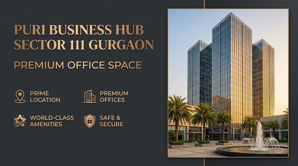 Puri Business Hub Sector 111 Gurgaon | Office & Retail on Dwarka Expressway