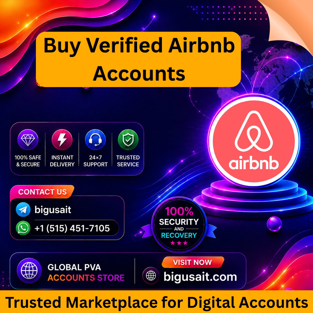 Buy Verified Airbnb Accounts - Big USA IT