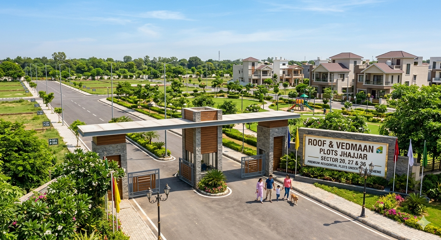 Roof & Vedmaan Plots Jhajjar – Sector 20, 27 & 36