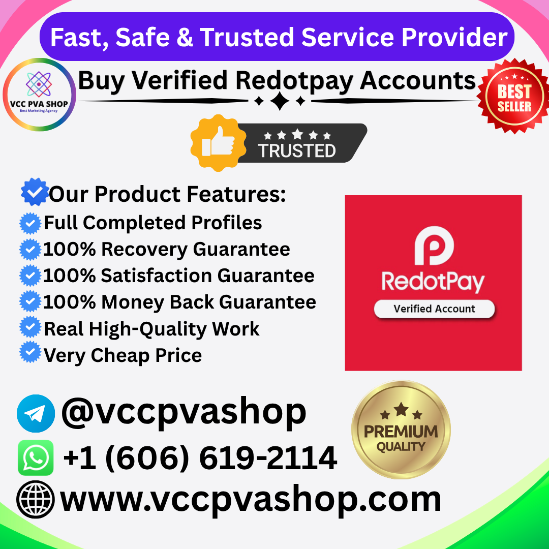 Buy Verified Redotpay Accounts - VCC PVA SHOP