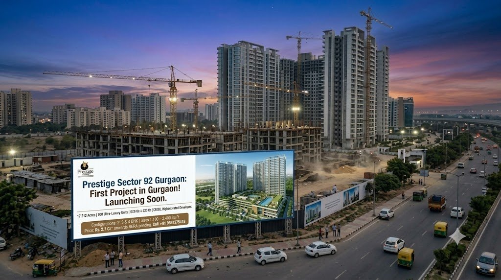 Prestige Sector 92 Gurgaon | Price, Launch Date & RERA Status
