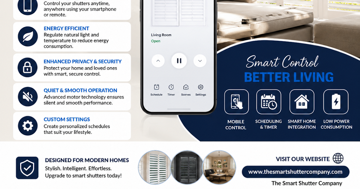 Smart Shutter Control System: Transform Your Home with Intelligent Window Automation