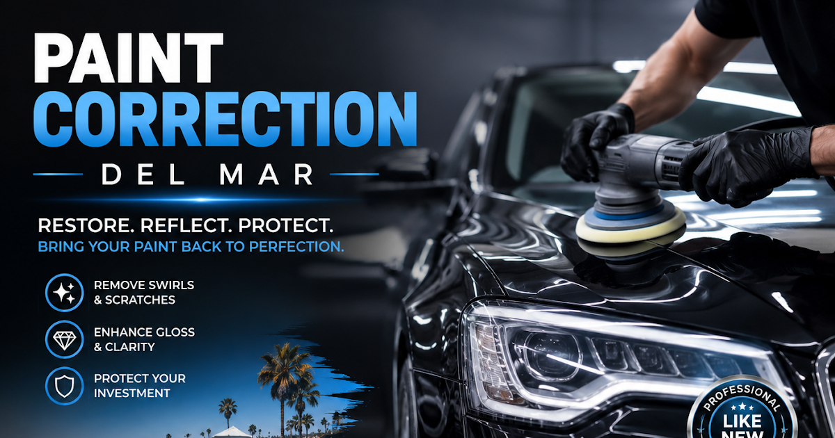 Paint Correction Del Mar Services for a Showroom Finish