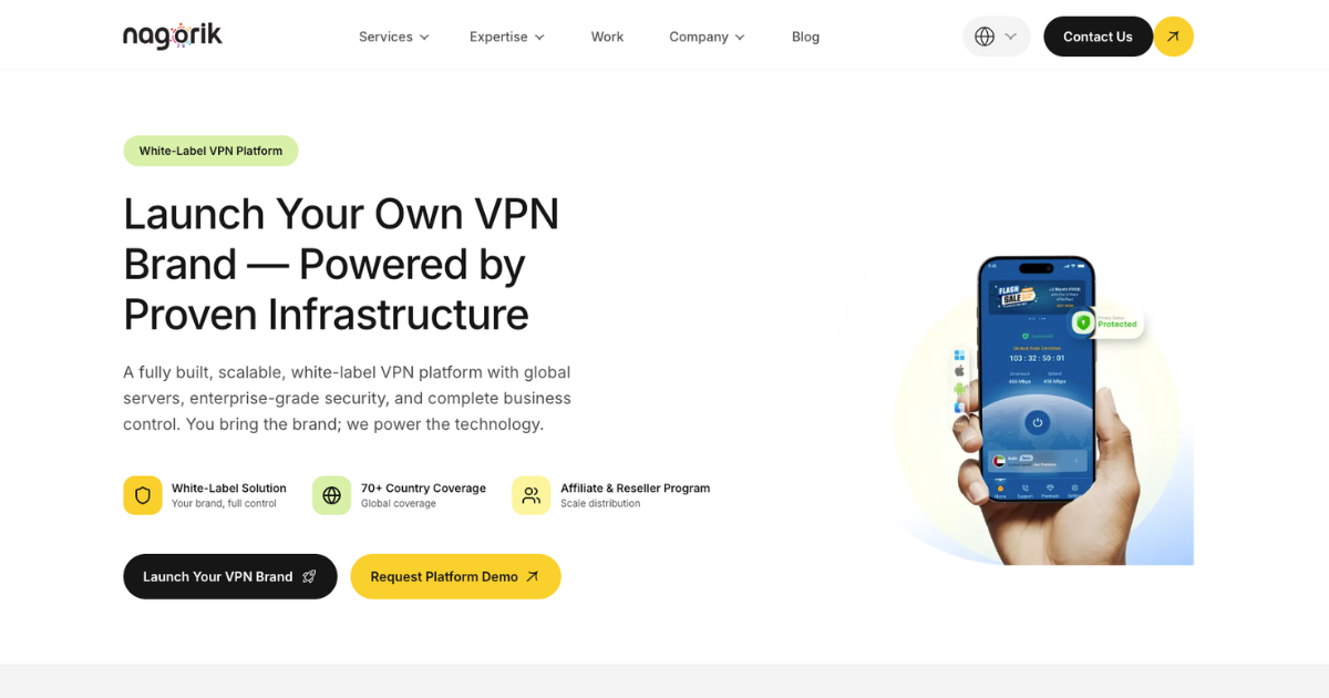VPN Development Company | Secure & Scalable VPN Solutions | Nagorik
