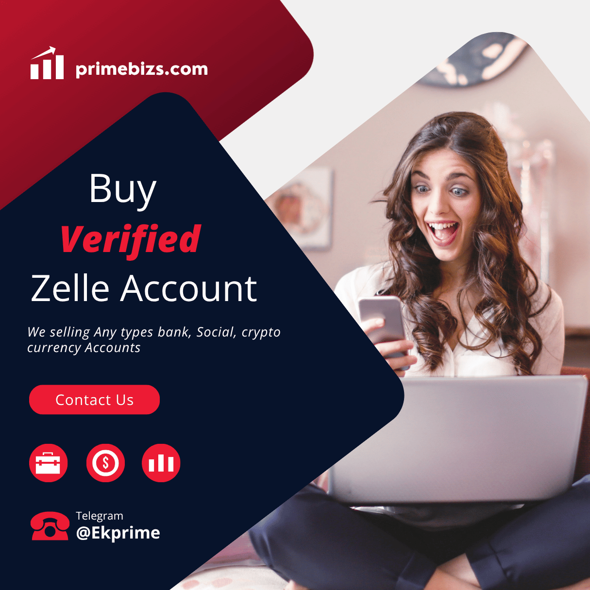 Buy Verified Zelle Accounts - Primebizs.com