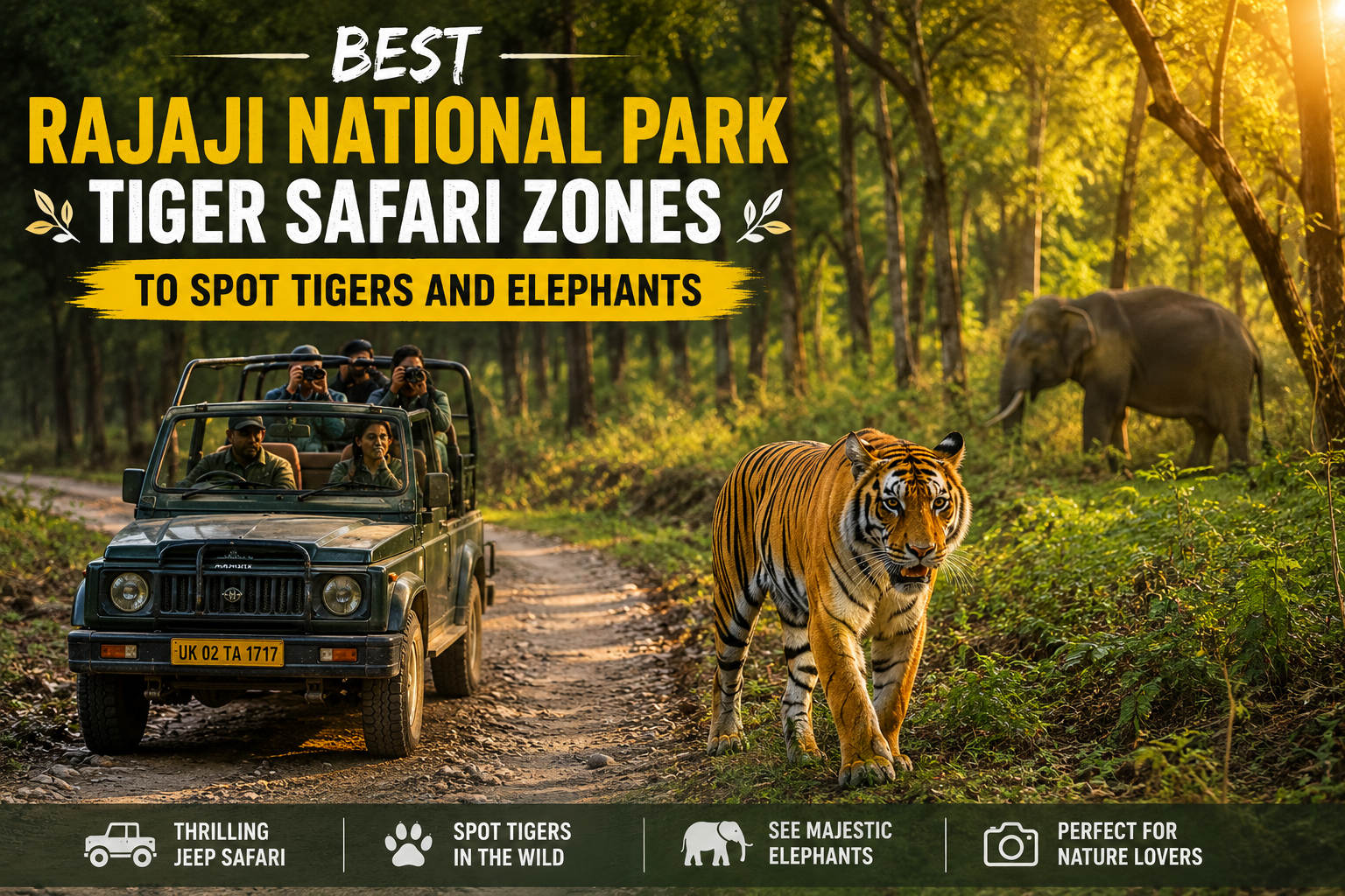 Best Rajaji National Park Tiger Safari Zones to Spot Tigers and...