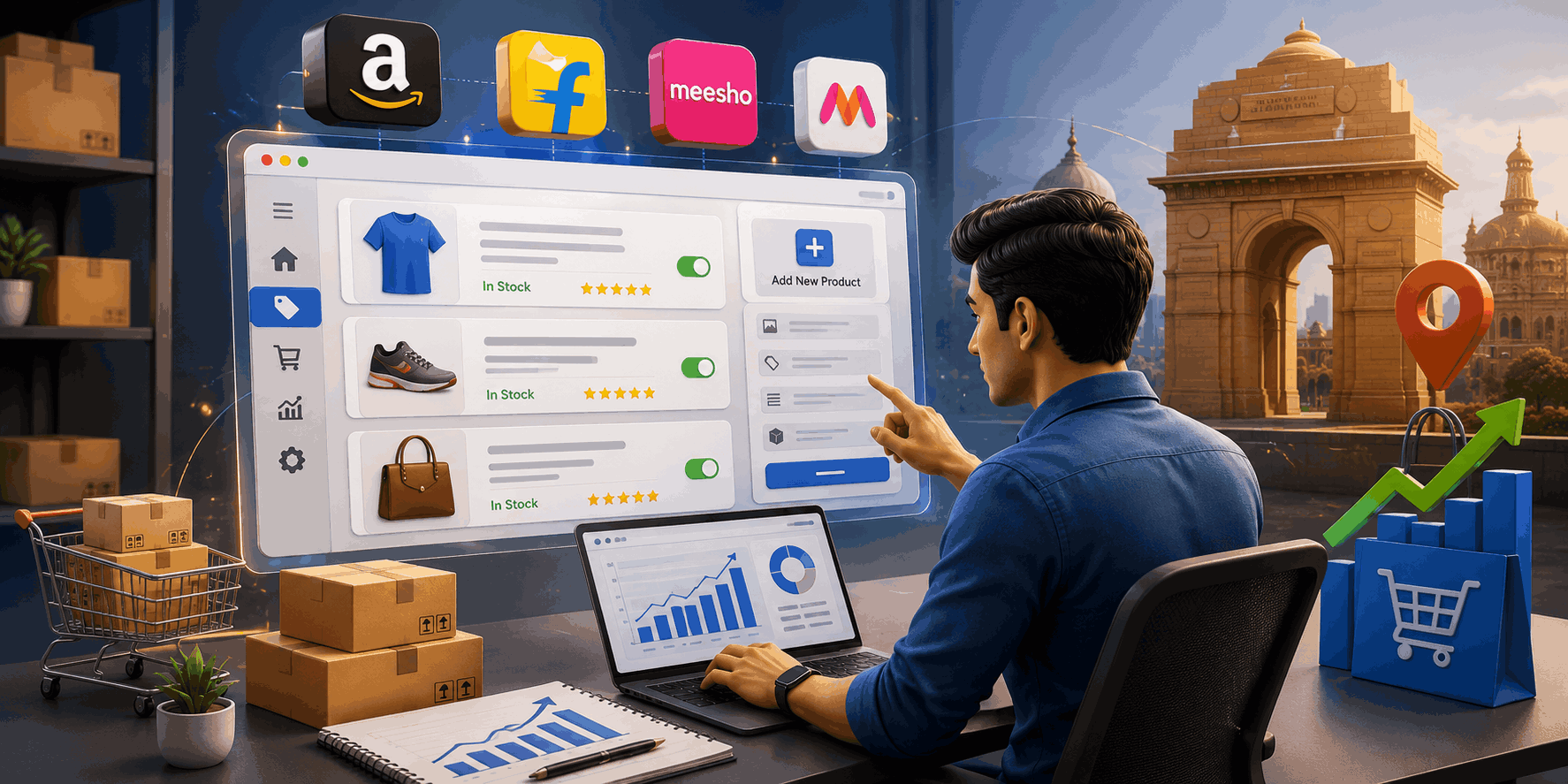 Best Ecommerce Product Listing Service in Delhi | Caasto