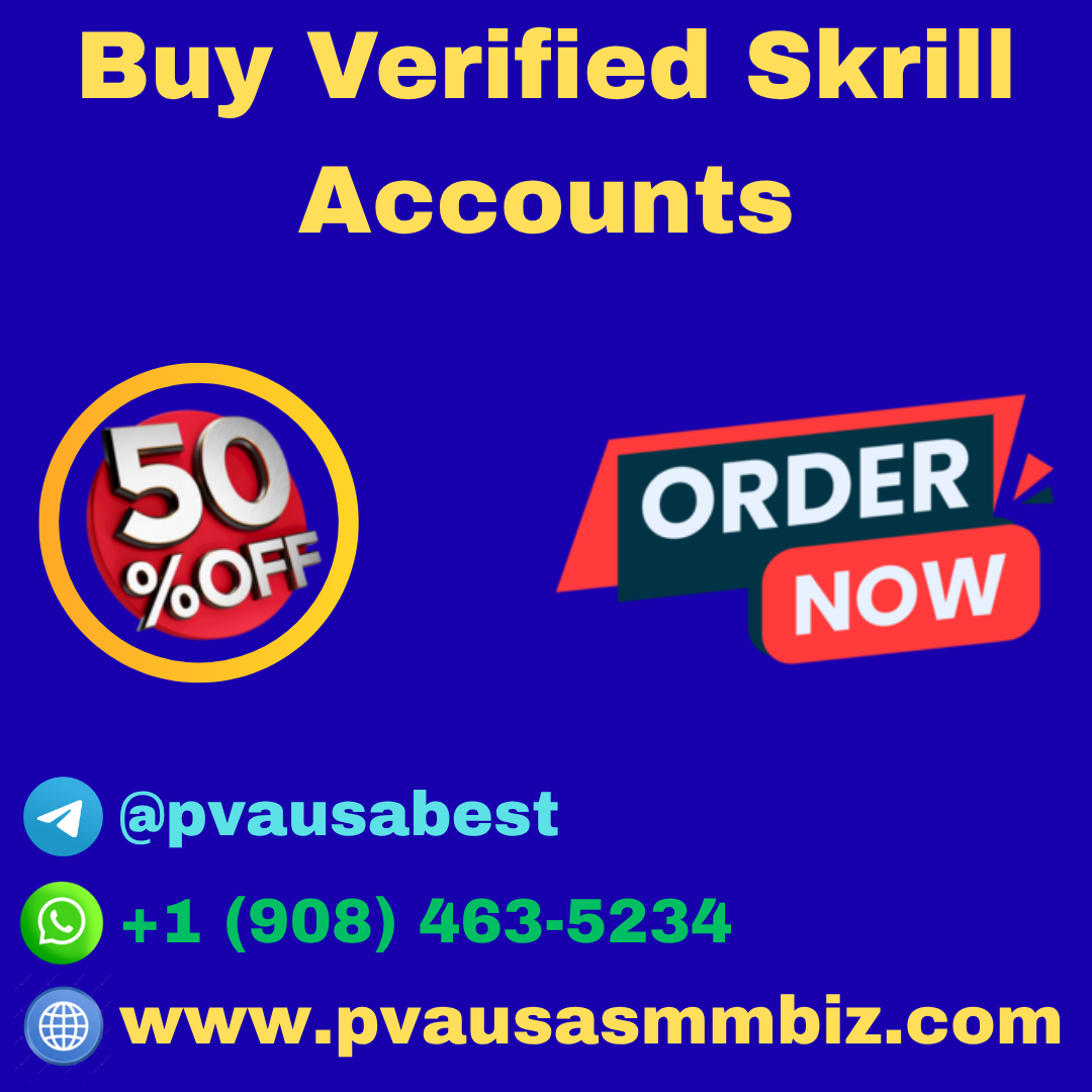 Buy Verified Skrill Accounts | Aged , Secure Skrill Accounts