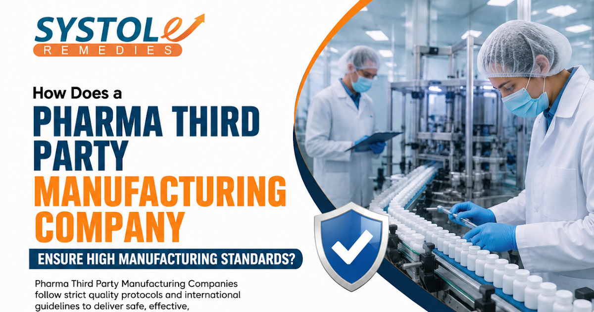 How Does a Pharma Third Party Manufacturing Company Ensure High Manufacturing Standards?