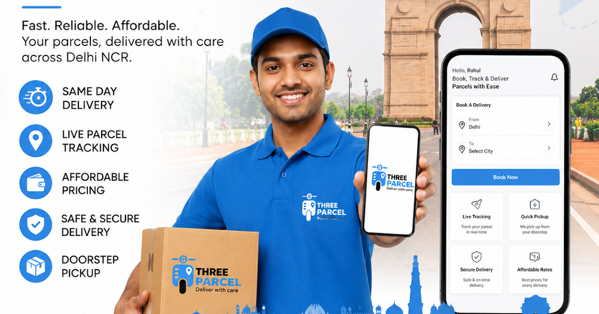 Best Parcel Delivery App in Delhi for Fast and Reliable Deliveries