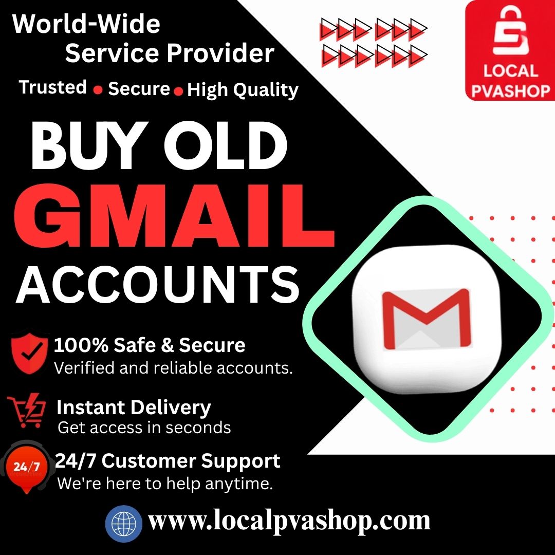 Buy Old Gmail Accounts - 100% Best PVA Aged Gmail Accounts
