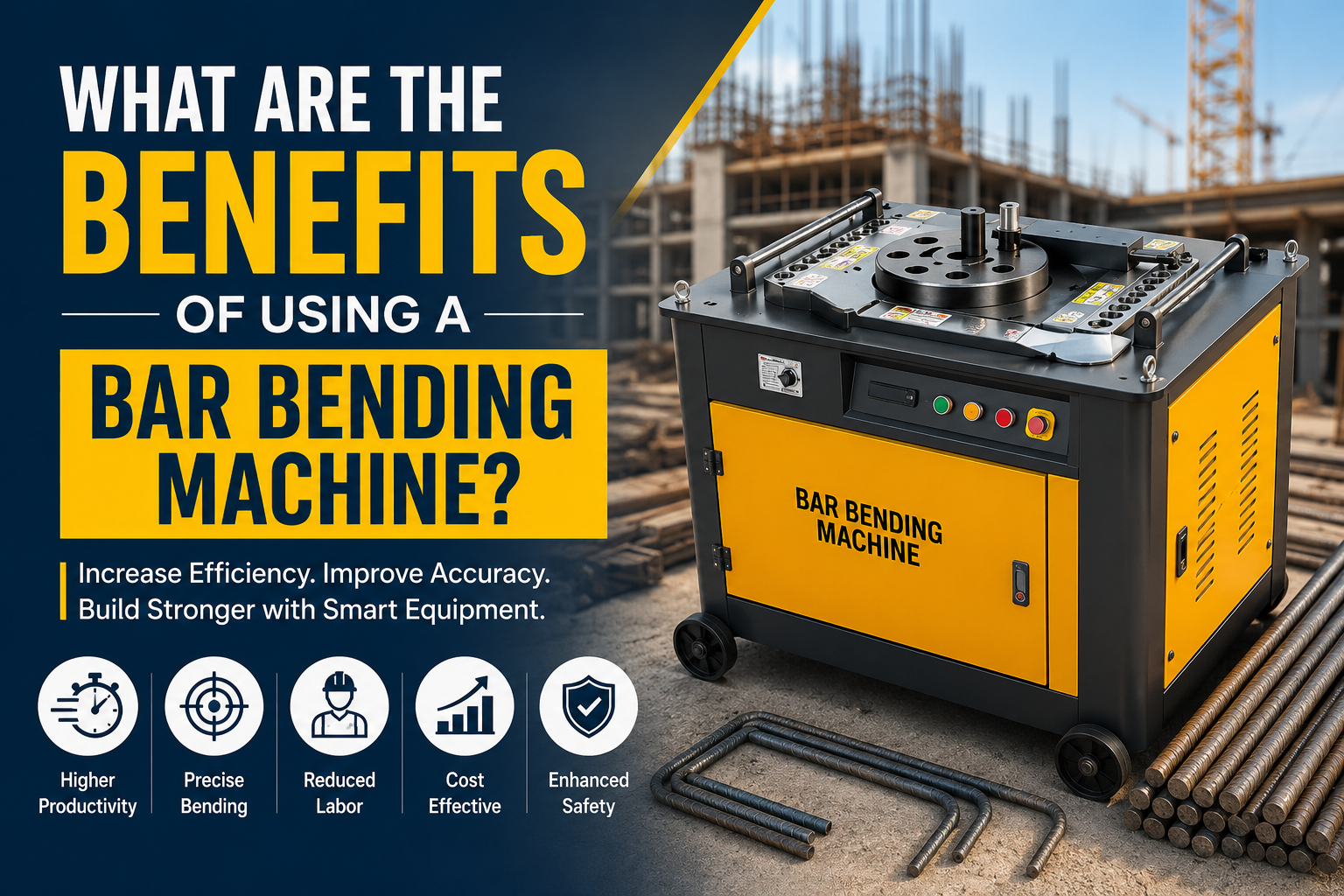 What Are the Benefits of Using a Bar Bending Machine?