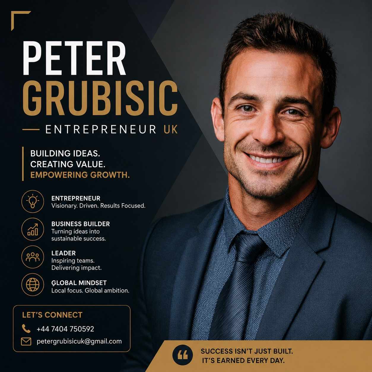 Peter Grubisic Entrepreneur UK: Creating Ideas Into Success