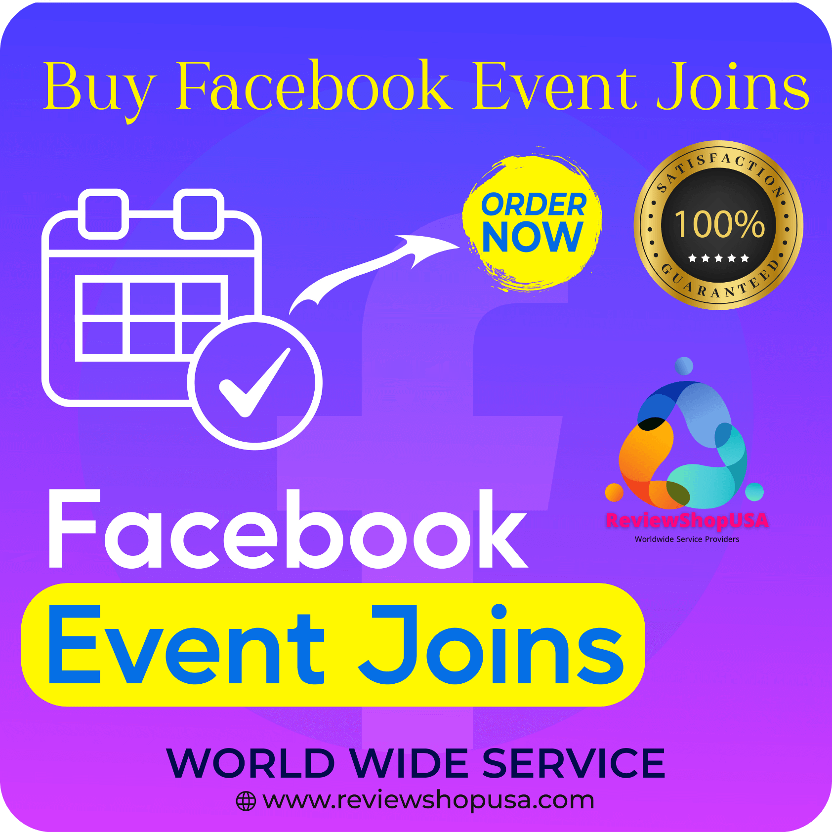 Buy Facebook Event Joins - 100% Active & Instant