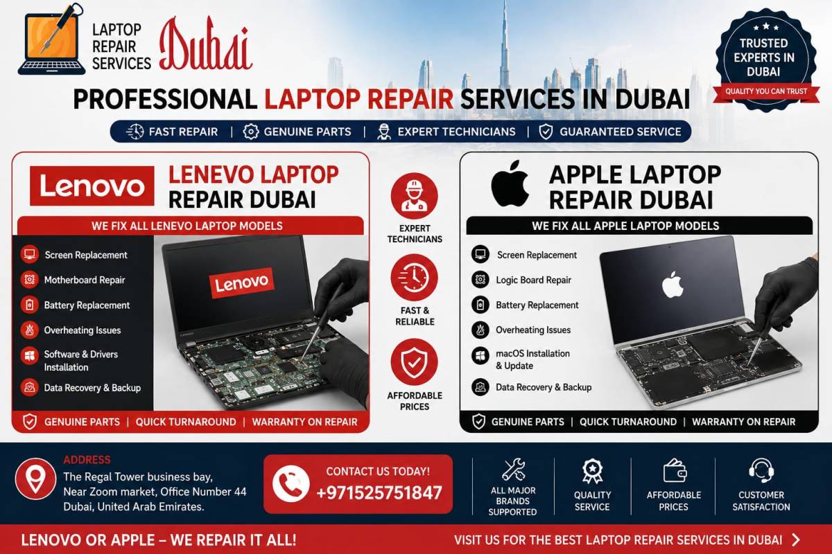 Need Lenovo or Apple Service Center in Dubai? – Laptop Repair Dubai