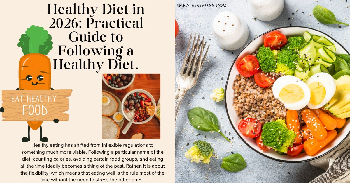 Healthy Diet in 2026: Practical Guide to Following a Healthy Diet.