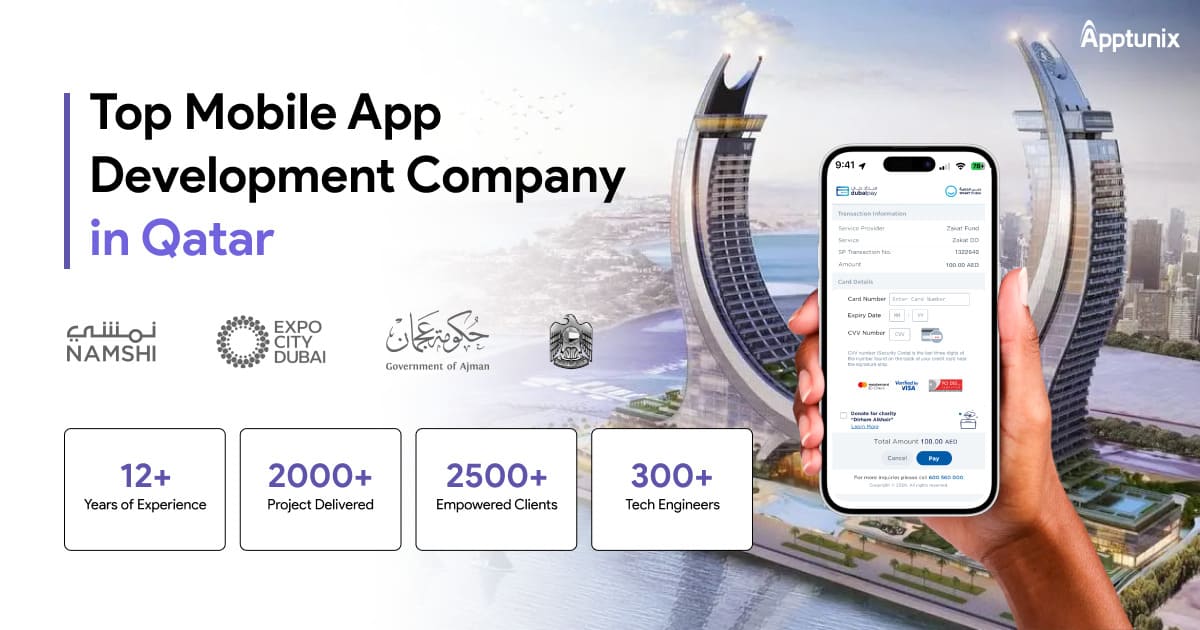Mobile App Development Company in Qatar | Apptunix