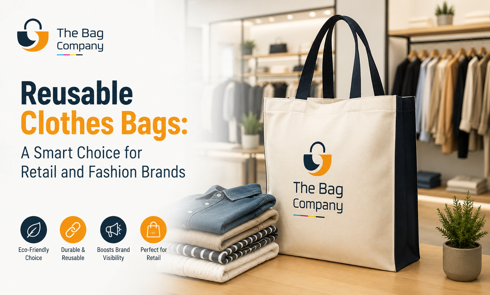Reusable Clothes Bags for Retail & Fashion Brands
