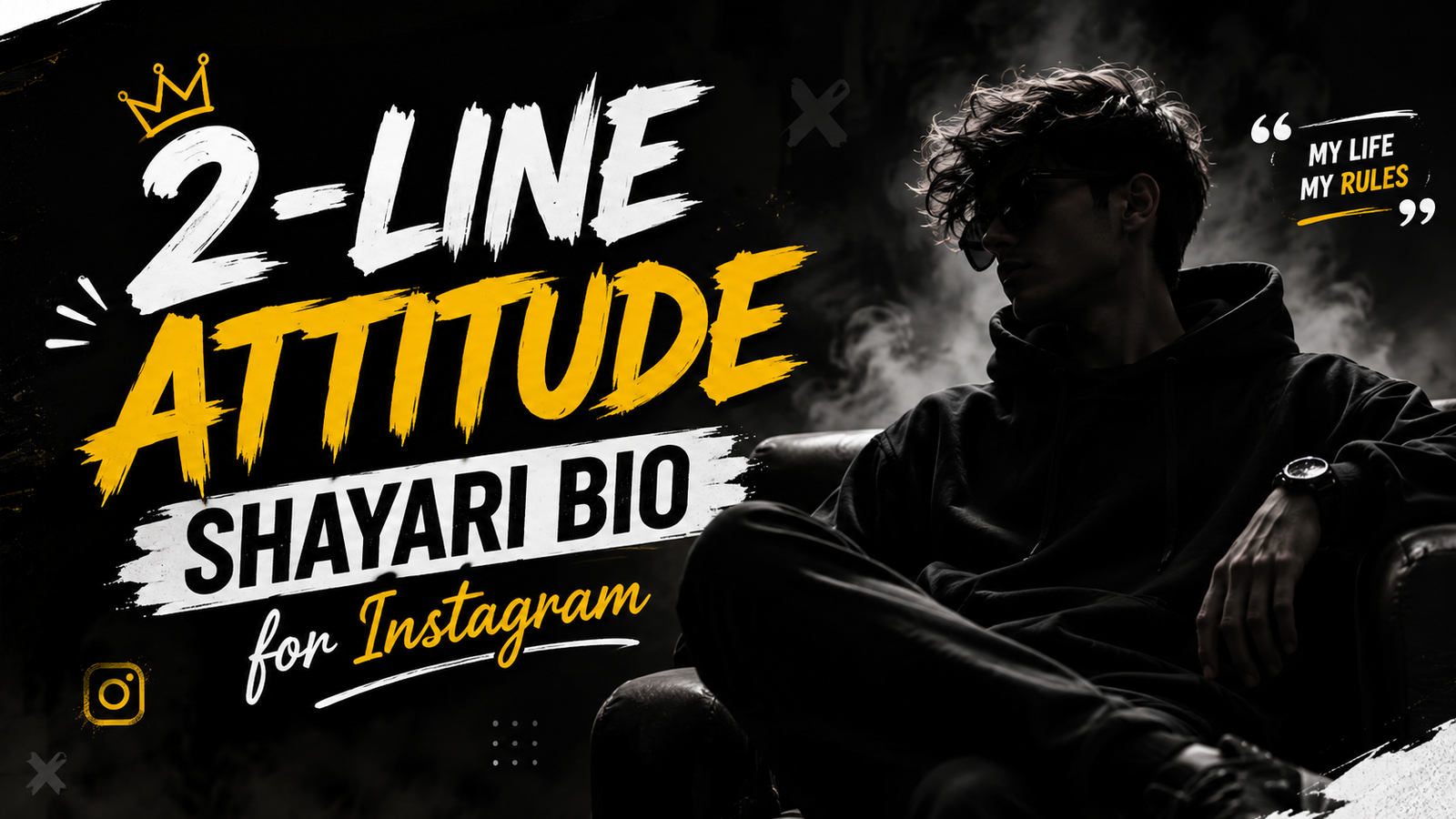 120 Best 2 Line Attitude Shayari Bio for Instagram