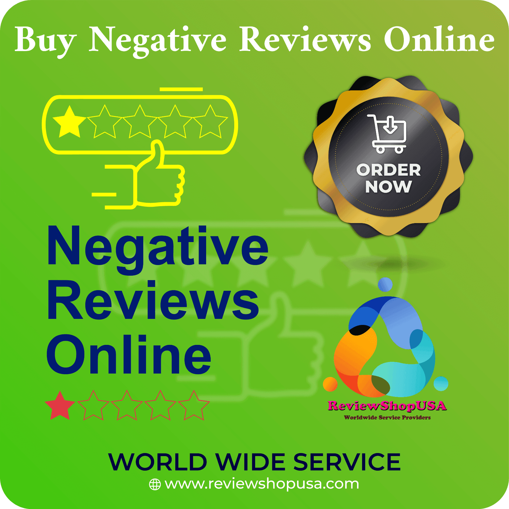Buy Negative Reviews Online - Real 1 Stars | 100% Safe