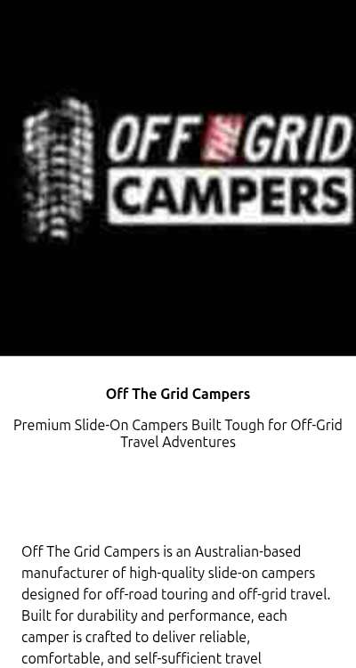 Off The Grid Campers
