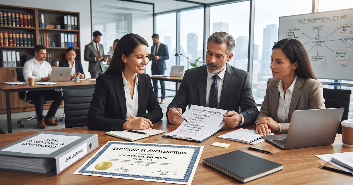 What Happens After a Company Receives Its Certificate?