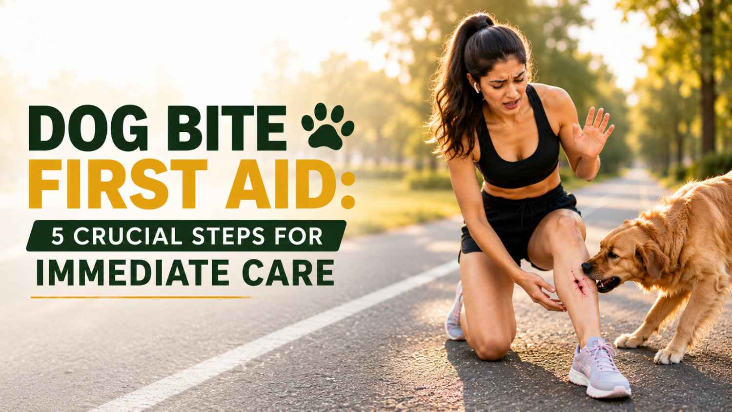 Dog Bite First Aid: 5 Crucial Steps for Immediate Care