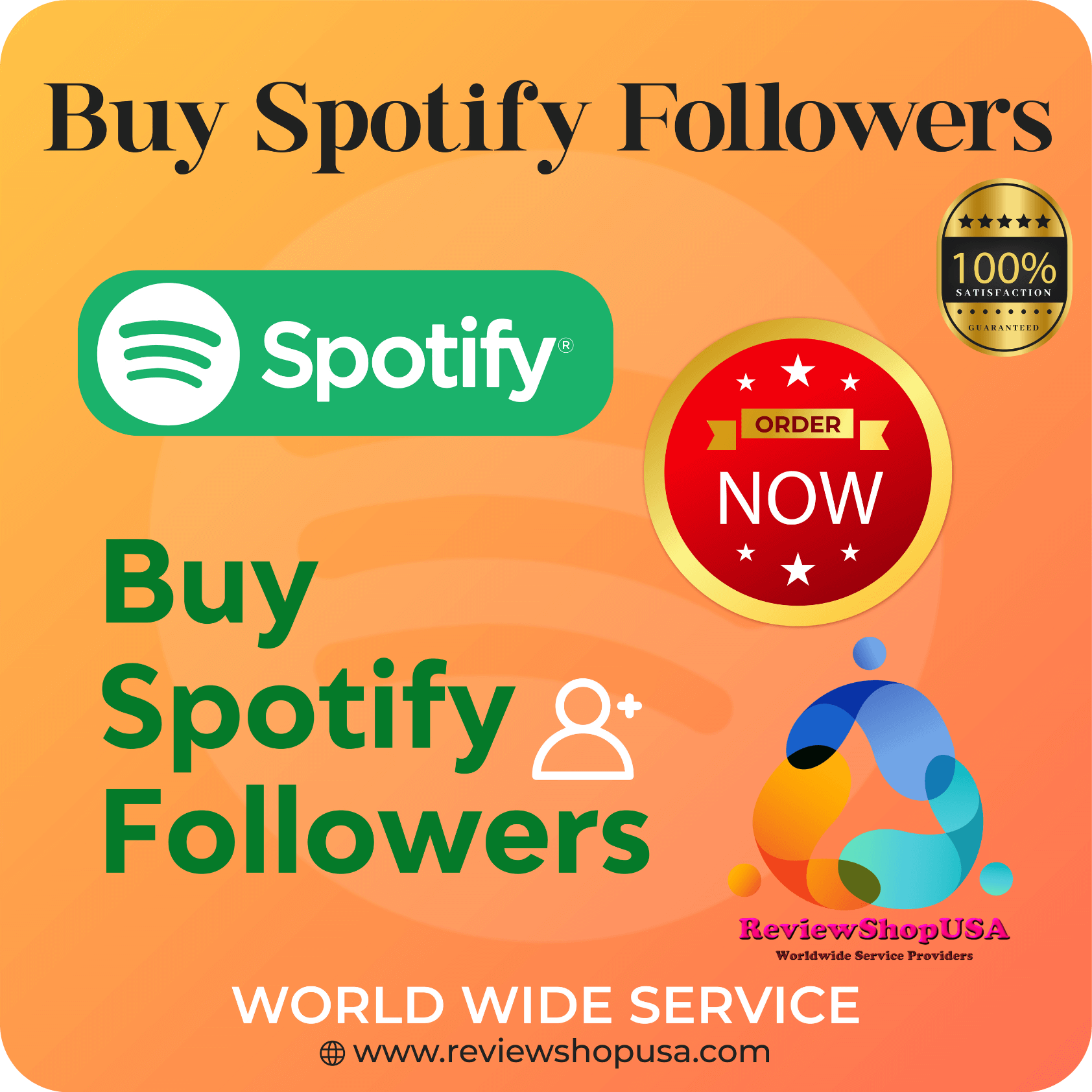 Buy Spotify Followers - 100% Active & Instant