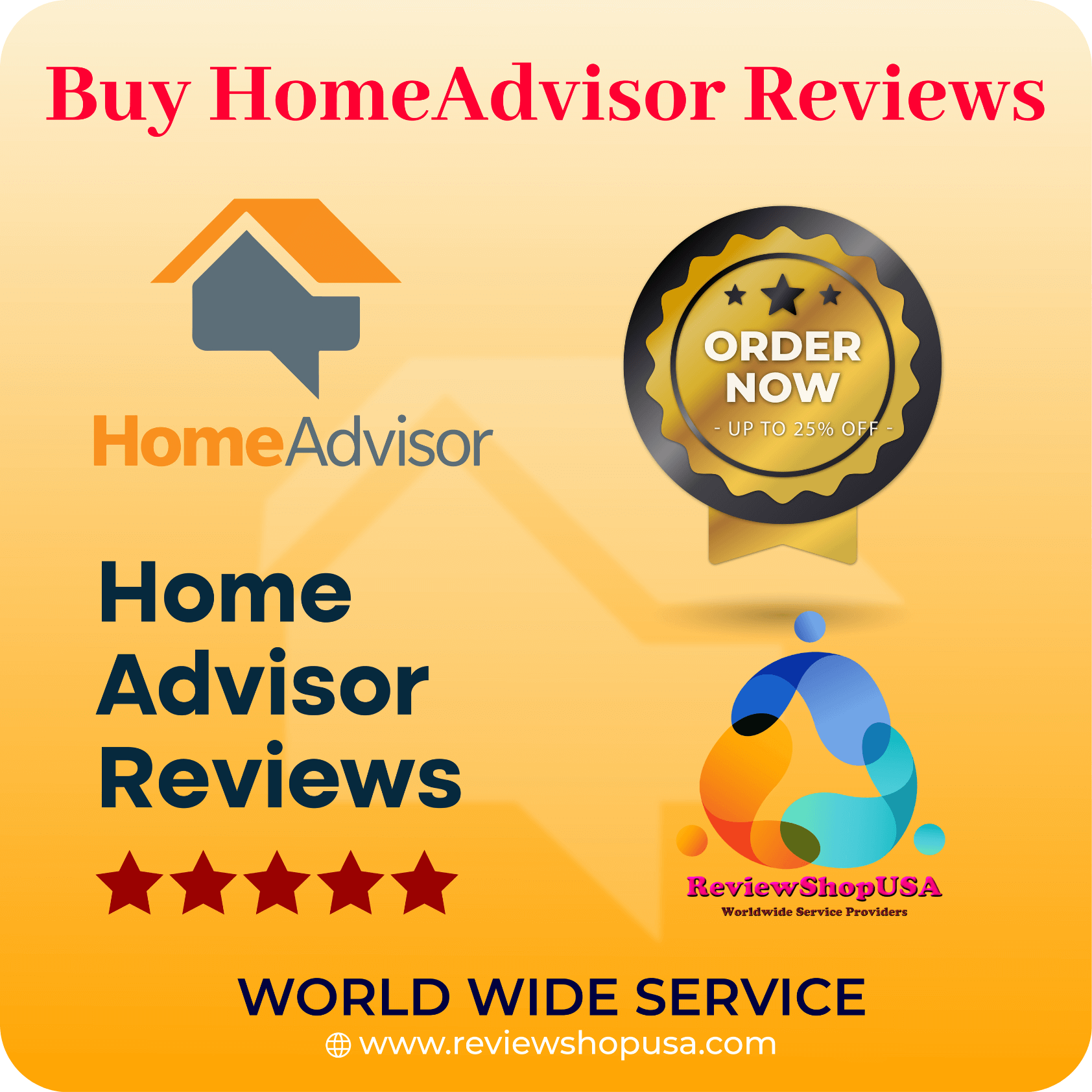 Buy HomeAdvisor Reviews - 100% Safe & Non-Drop