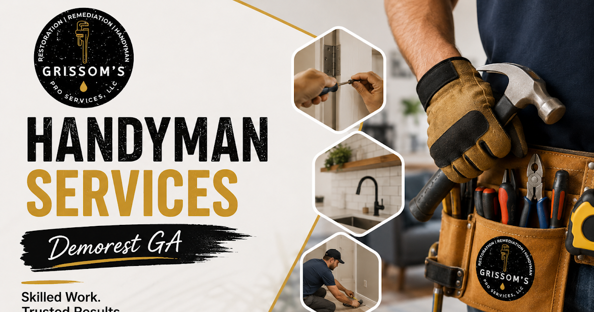 Handyman Services Demorest GA – Reliable Repairs and Maintenance for Homes & Businesses