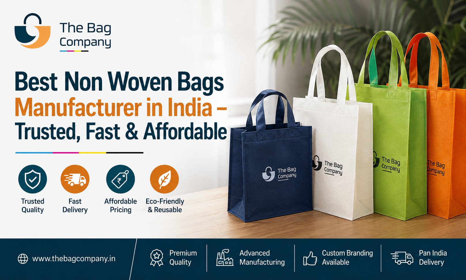 Best Non Woven Bags Manufacturer in India | The Bag Company