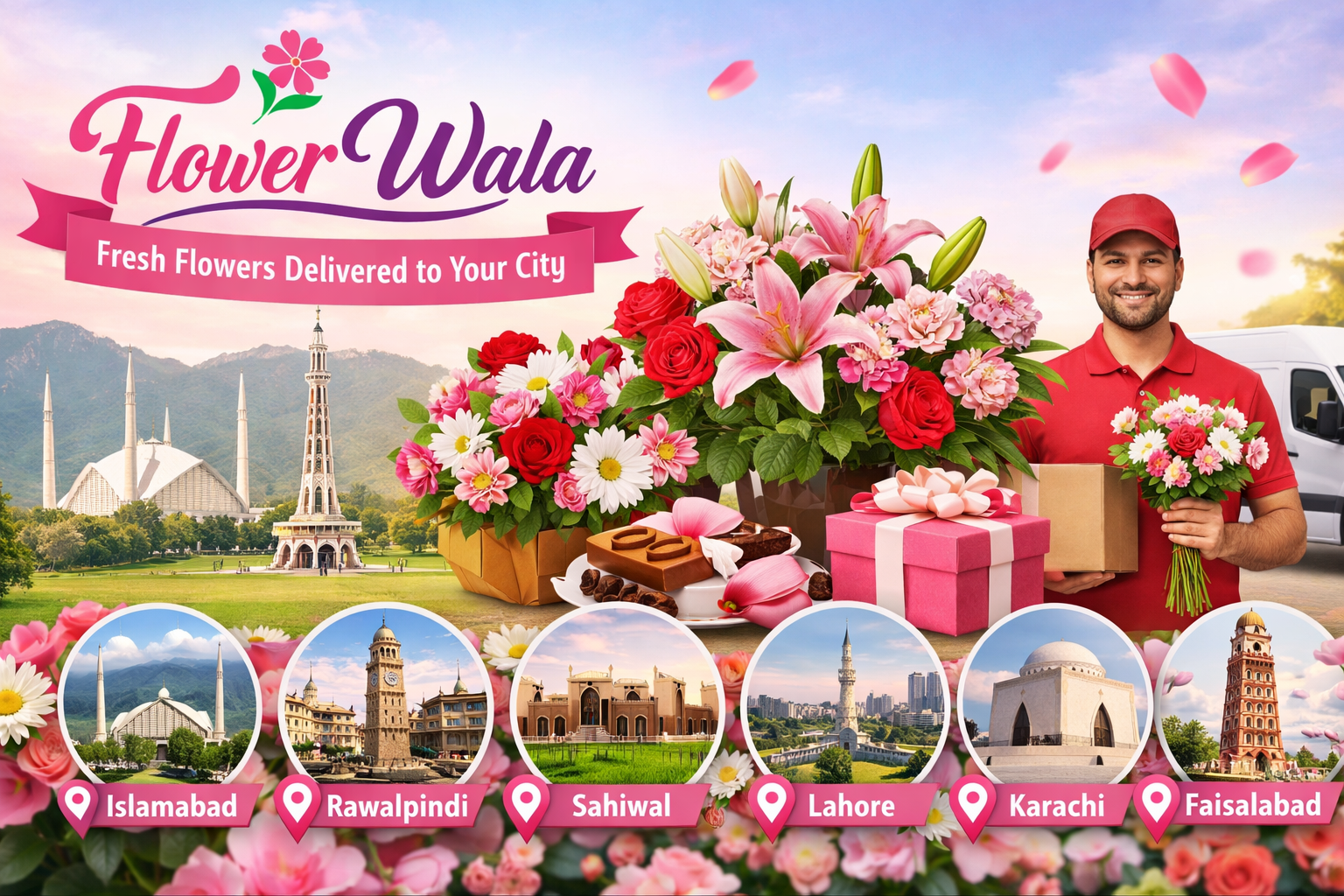 Flower Delivery in Karachi - Send Flowers Same Day